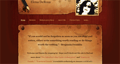 Desktop Screenshot of elenaderosa.com